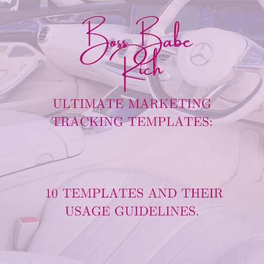 Ultimate Marketing Tracking Templates